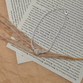 S925 Silver Braided Yarn Ball Twisted Bracelet